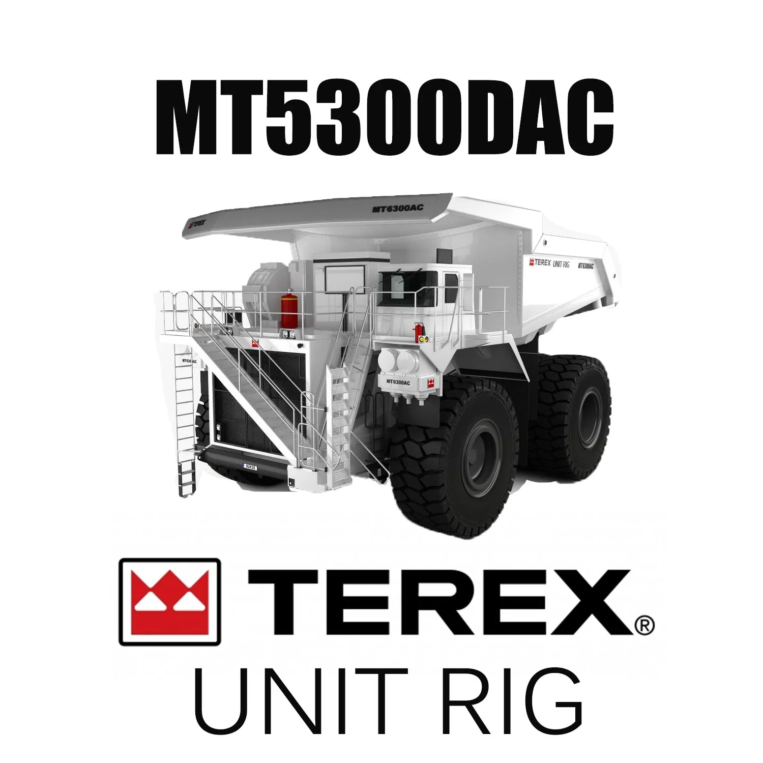 Neumáticos OTR para excavadora gigante de 63 pulgadas 53/80R63 para equipos de minería UNIT RIG MT5300DAC
