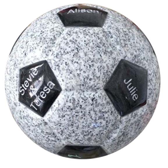 Natural Stone Granite Football Carving