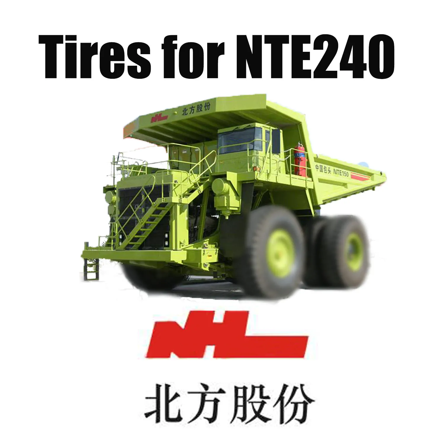 Equipo de Transporte Pesado NTE 240 equipado con Neumáticos Todoterreno OTR 46/90R57