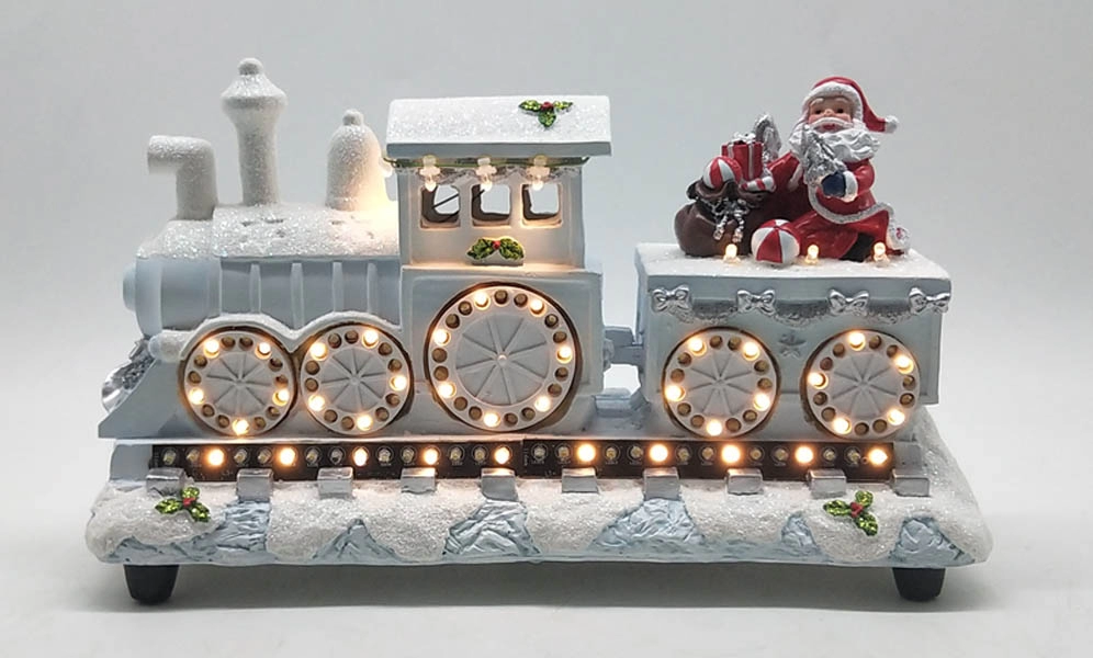 LED Santa's Express con luces blancas cálidas