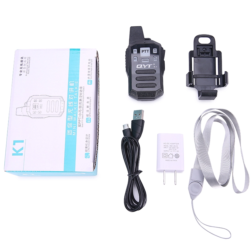 Mini walkie talkie para niños UHF 2Watts IP54