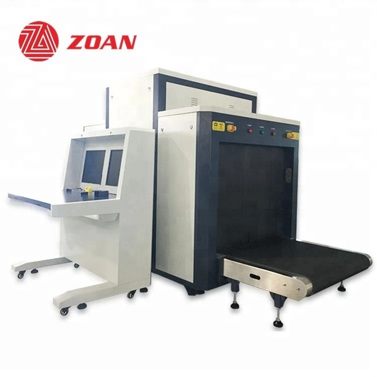 Escáner de seguridad aeroportuaria Sistema de inspección de carga de energía Equipaje Máquina de rayos X ZA10080