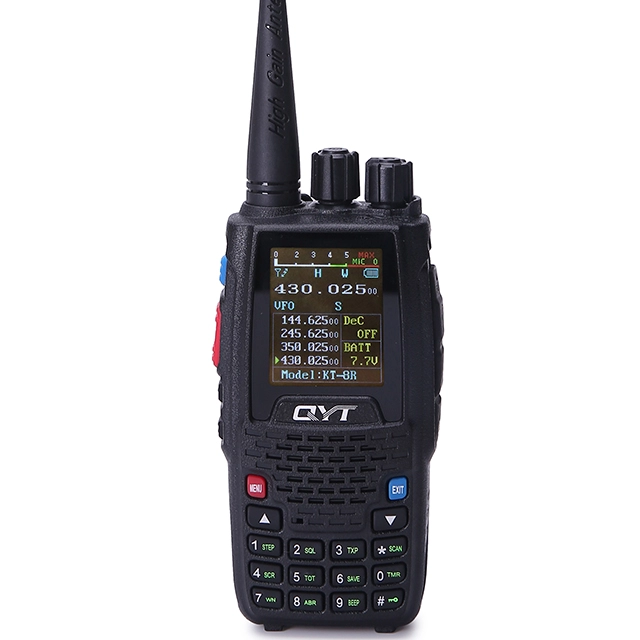 VHF UHF cuatribanda walkie talkie radioaficionado