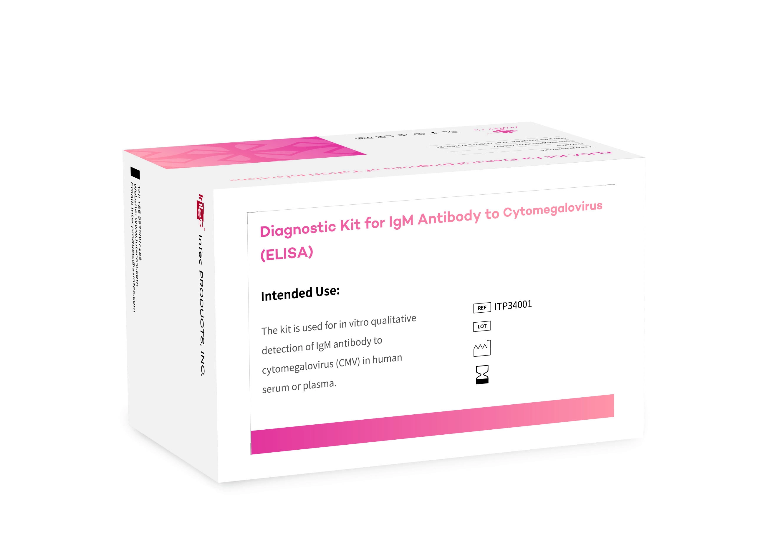 Kit de diagnóstico ELISA para anticuerpos lgM contra citomegalovirus