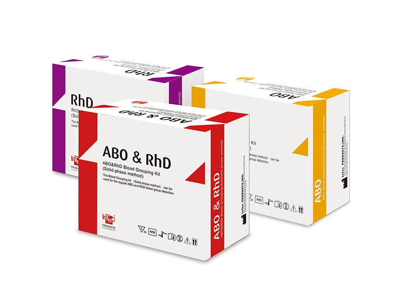 Prueba de grupo sanguíneo ABD/ABO/RhD
