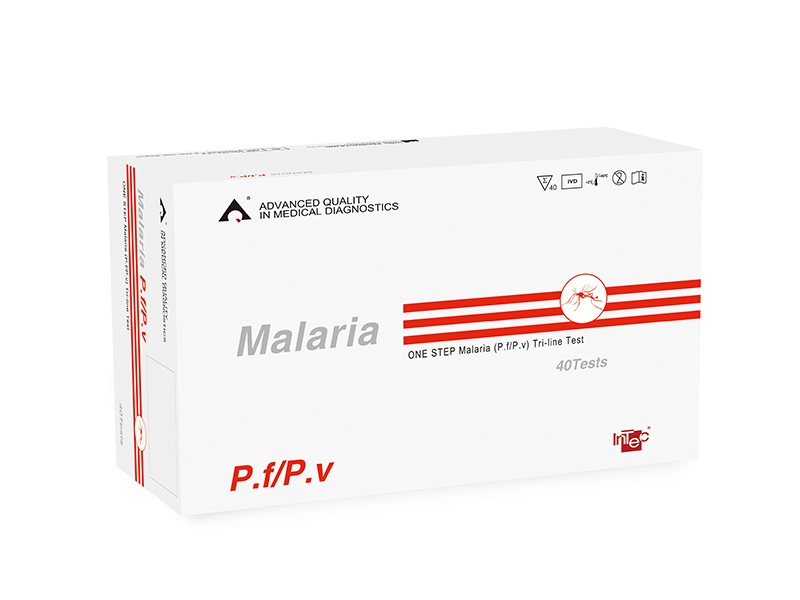 Prueba de tres líneas de malaria en un paso (Pf/Pv)