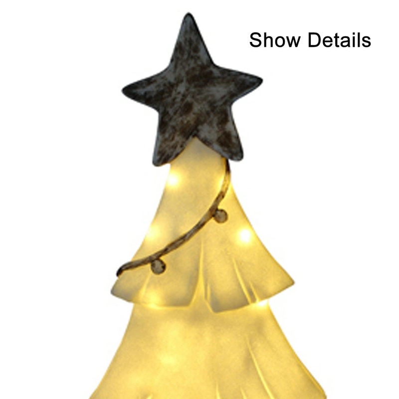 Lámparas de arenisca The Light Tree With Top Star Para Navidad