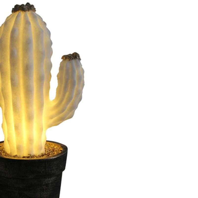 Luces de cactus LED de piedra arenisca para uso en exteriores
