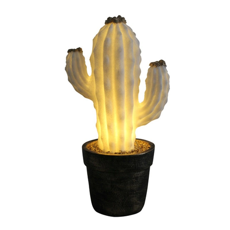 Luces de cactus LED de piedra arenisca para uso en exteriores