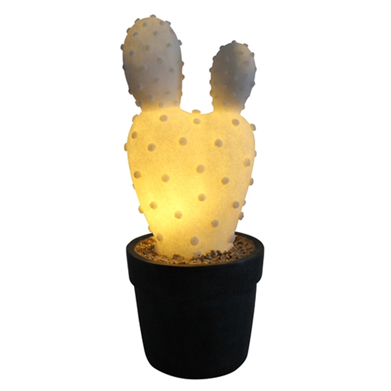 Lámparas de mesa de cactus para decoración del hogar para uso en interiores