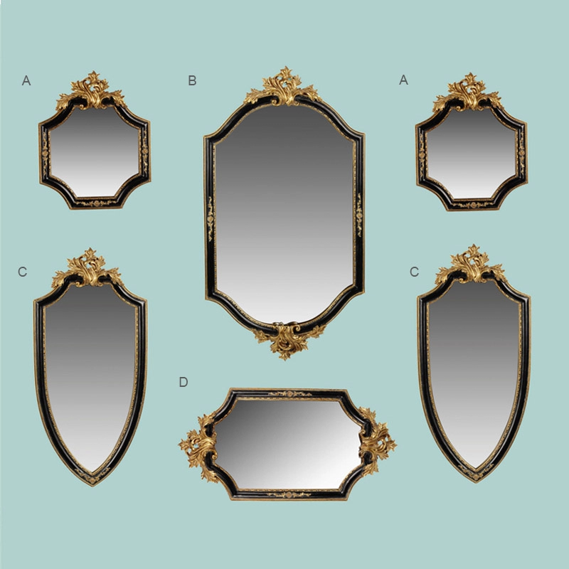 Espejo de pared clásico en diferentes medidas