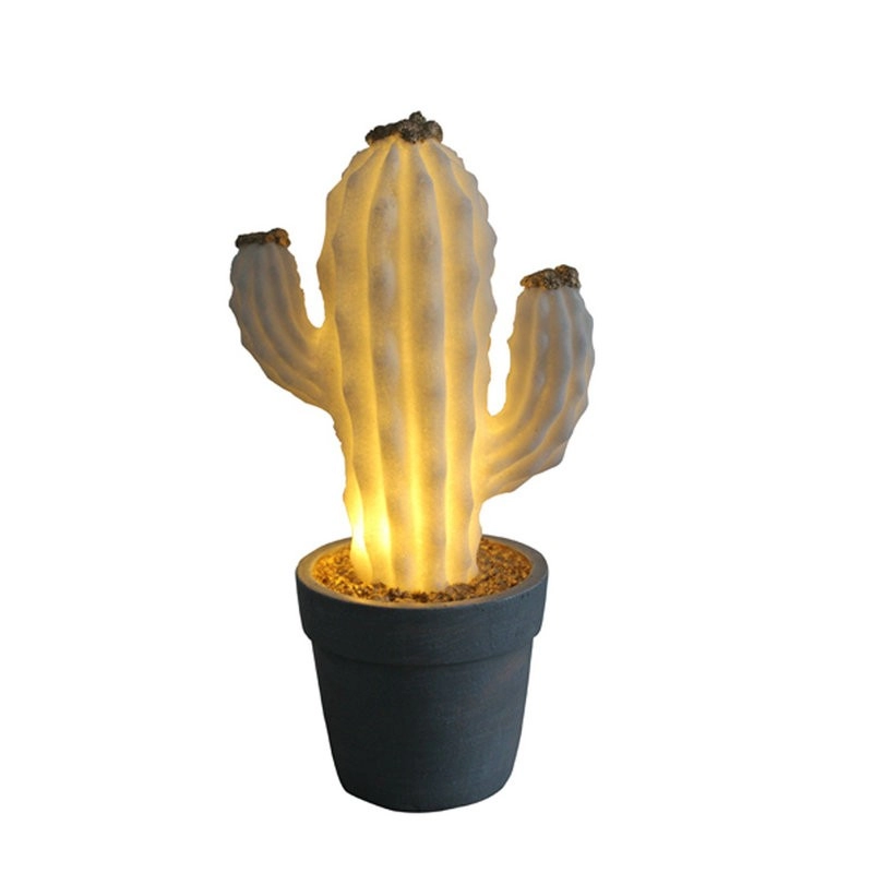 Nuevo diseño Lámpara de cactus Luz de noche para dormitorio de niños