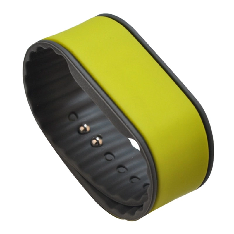 Pulsera de silicona RFID de doble color para gimnasio