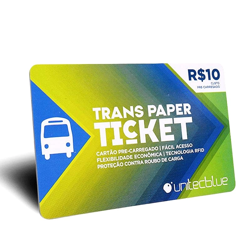 Tarjetas de boletos de metro de papel RFID con chip ultraligero Mifare para transporte público