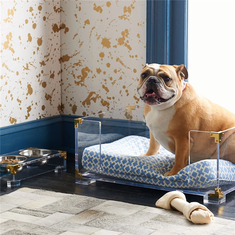Producto para mascotas de acrílico personalizado para cama de perro