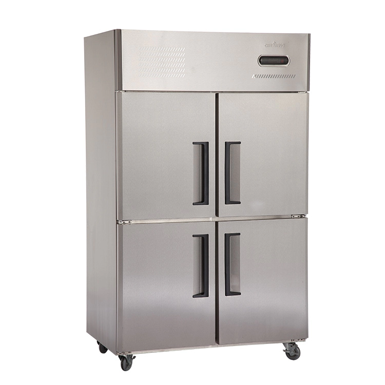 1.0LG Alcance comercial de 4 puertas en la cocina Refrigerador congelador para restaurante