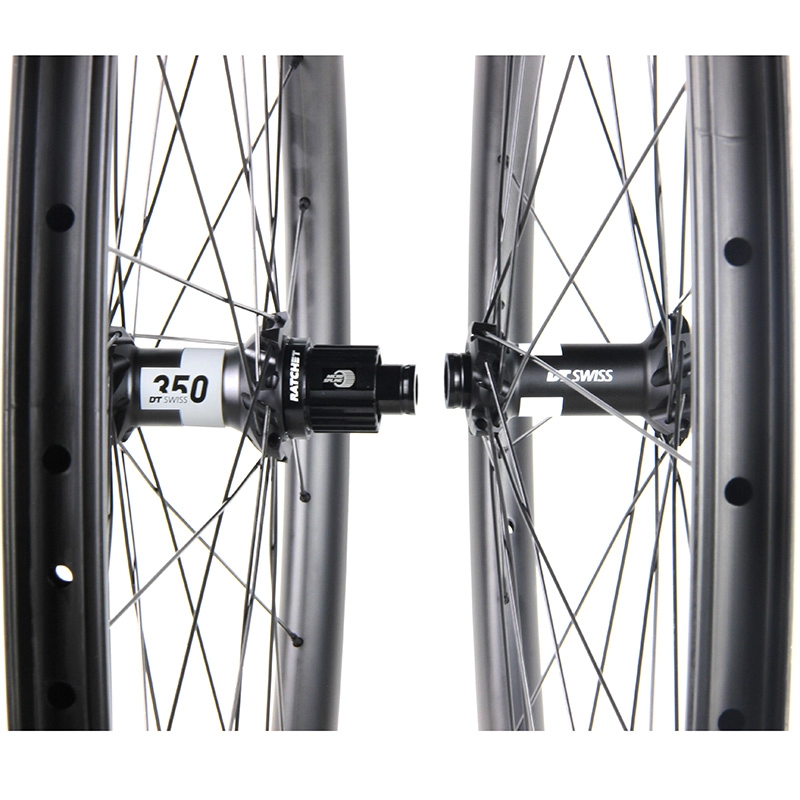 Ruedas de carbono para bicicleta de montaña Lightcarbon con bujes DT350S MTB Boost