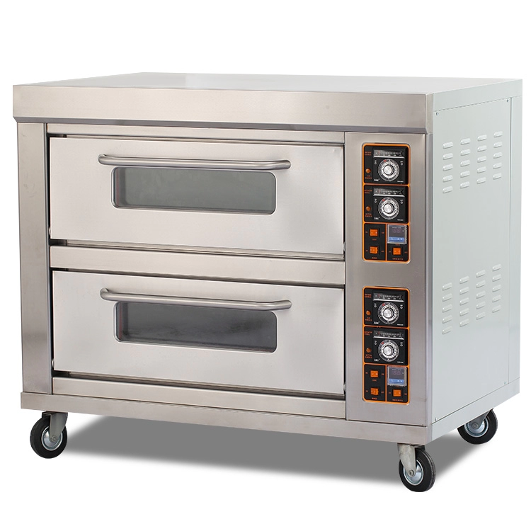 E26B Venta caliente horno de panadería eléctrico de dos pisos para pan y pasteles