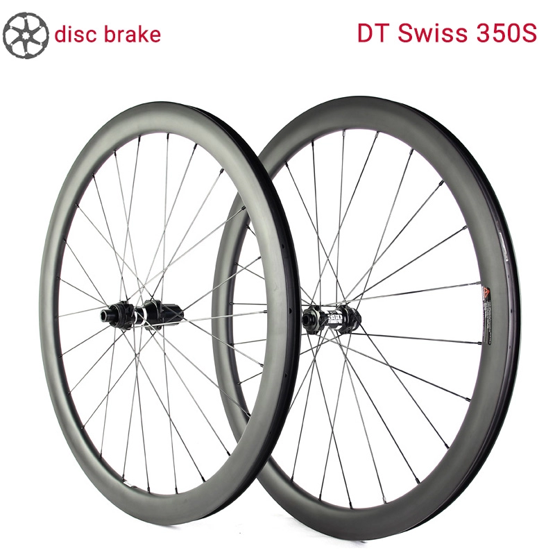 Ruedas de freno de disco de carbono para bicicleta de carretera Lightcarbon DT350
