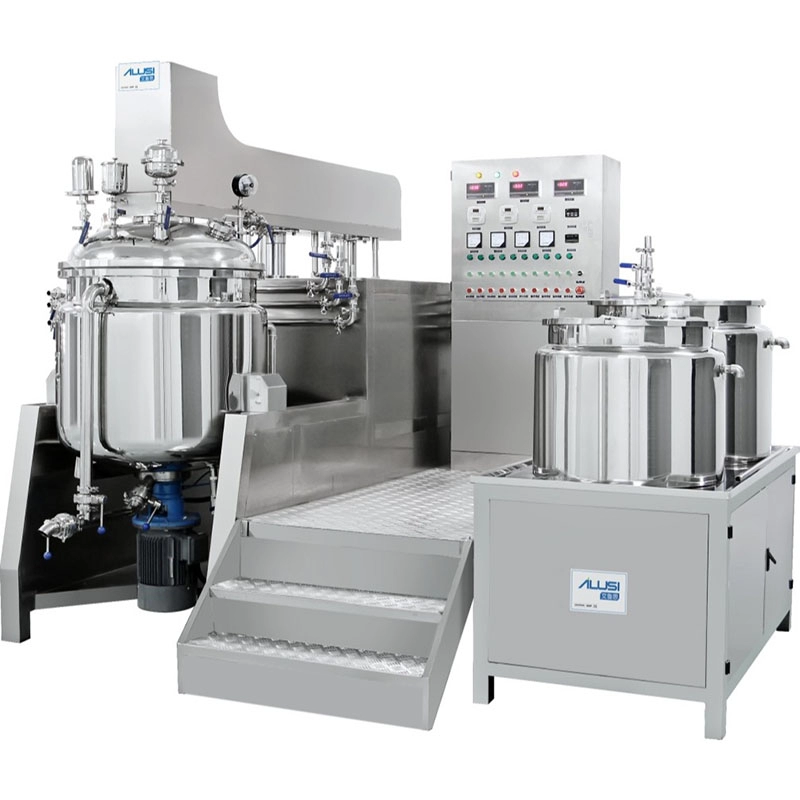 Máquina mezcladora de crema homogeneizadora de vacío cosmético 500L