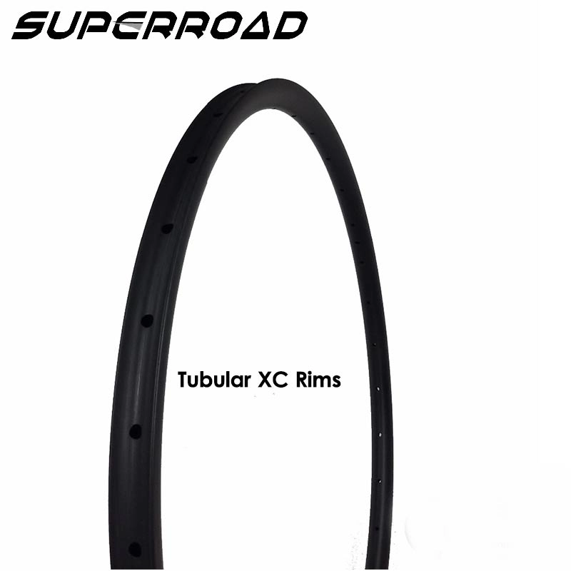 Llantas tubulares Cyclocross 27,5 pulgadas Superroad T700 650C Carbon XC 27 * 23,5 mm Llantas tubulares para bicicleta Mtb