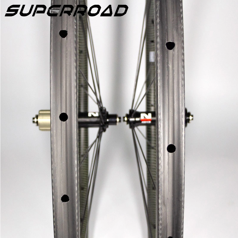 Juego de ruedas tubulares para bicicleta de carretera de 25 mm Ruedas de carbono Kevlar