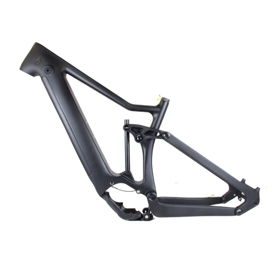 Lightcarbon full suspension carbon electric Shimano EP800 mid drive 630wh batería ebike frameset