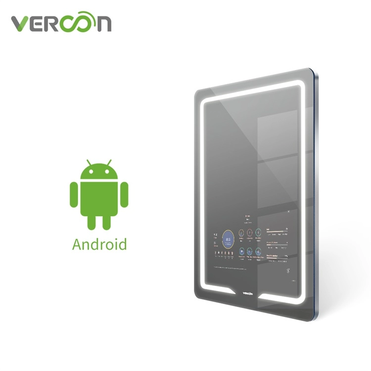 Vercon Espejos Inteligentes Android Touch Screen Smart Baño Espejo Tv Magic Mirror in Estate