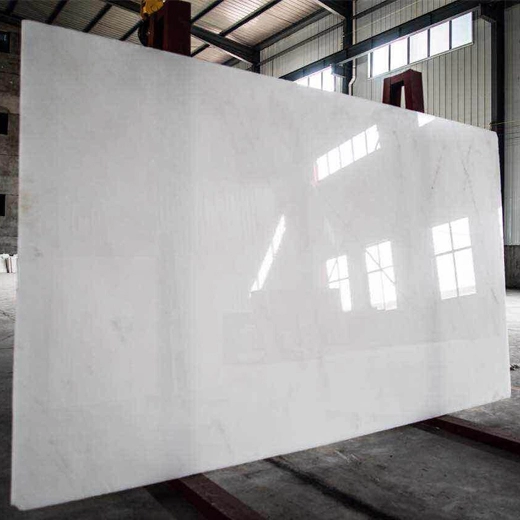 Mármol natural blanco cristalino para materiales de piedra de construcción de proyectos.