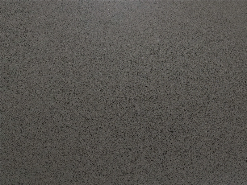 Encimera de cocina de losa de cuarzo gris concreto