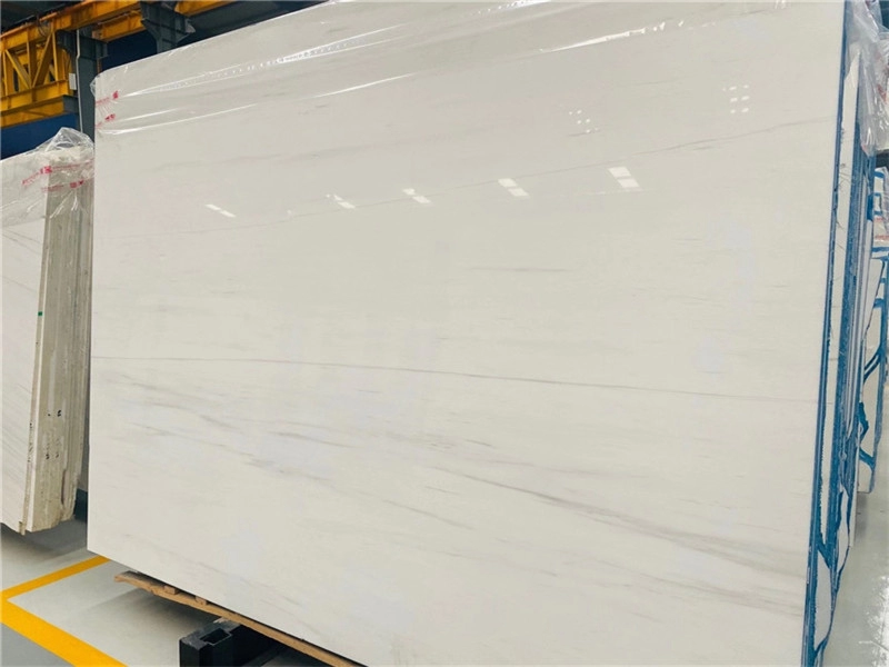 Turquía importó baldosas de suelo de mármol blanco Bianco Dolomiti para decoración de interiores
