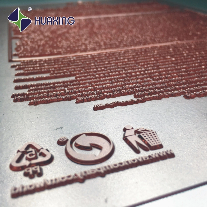 Placa de impresión de caucho flexográfica de fotopolímero personalizada