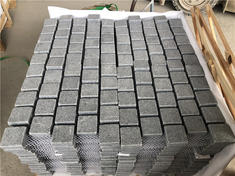 Dark Grey Granite Mesh Paver