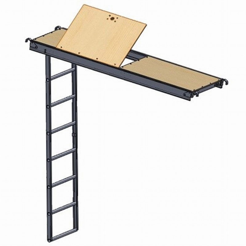 Cubierta de escotilla de escalera de madera contrachapada de aluminio / Tablón de trampilla de escalera de madera contrachapada de aluminio