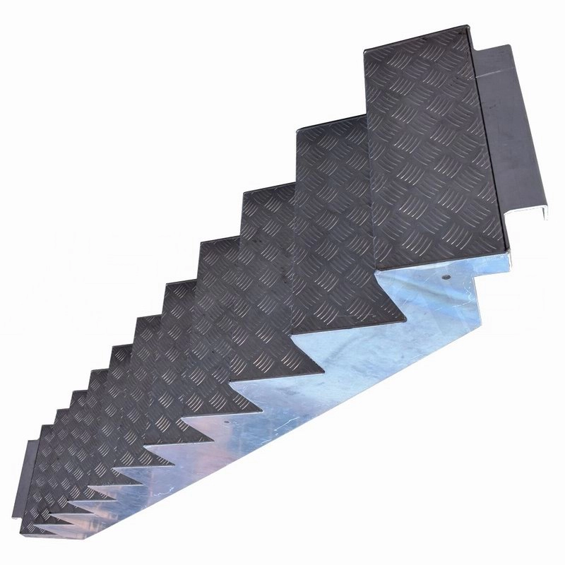 6061-T6 Escaleras de camilla de aluminio con ganchos para sistema de andamio modular