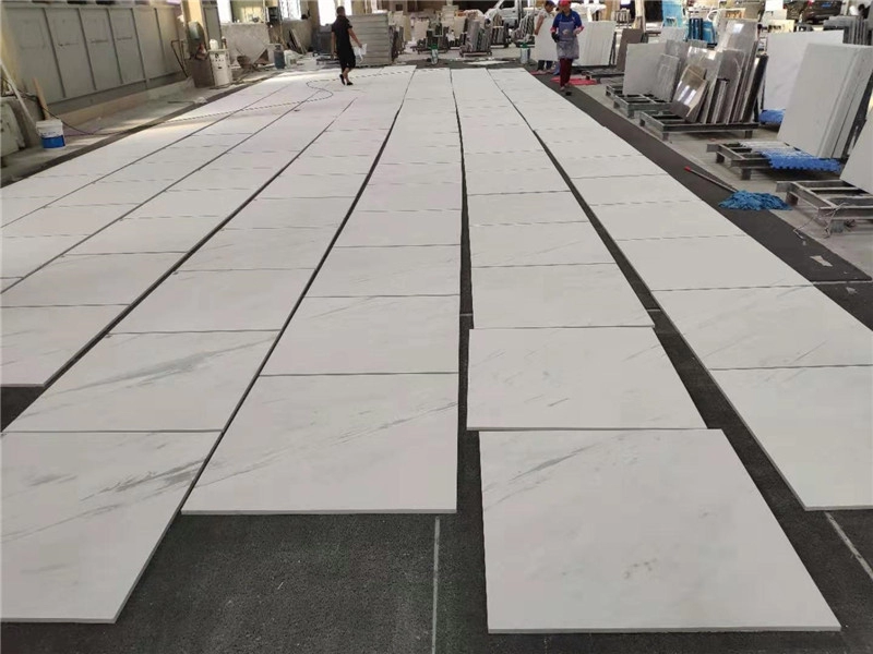 Fábrica de encimeras de mármol al por mayor de losa de mármol blanco Sivec