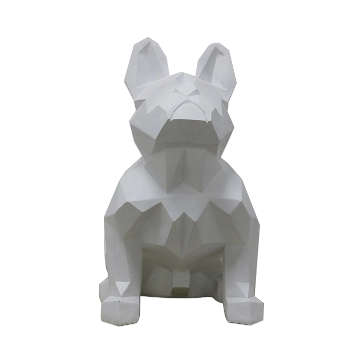Estatua abstracta vendedora caliente del perro de la fibra de vidrio