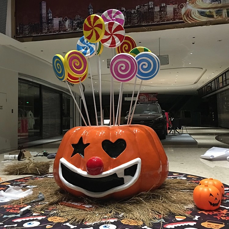 Decoración de accesorios de calabaza DP del centro comercial de Halloween