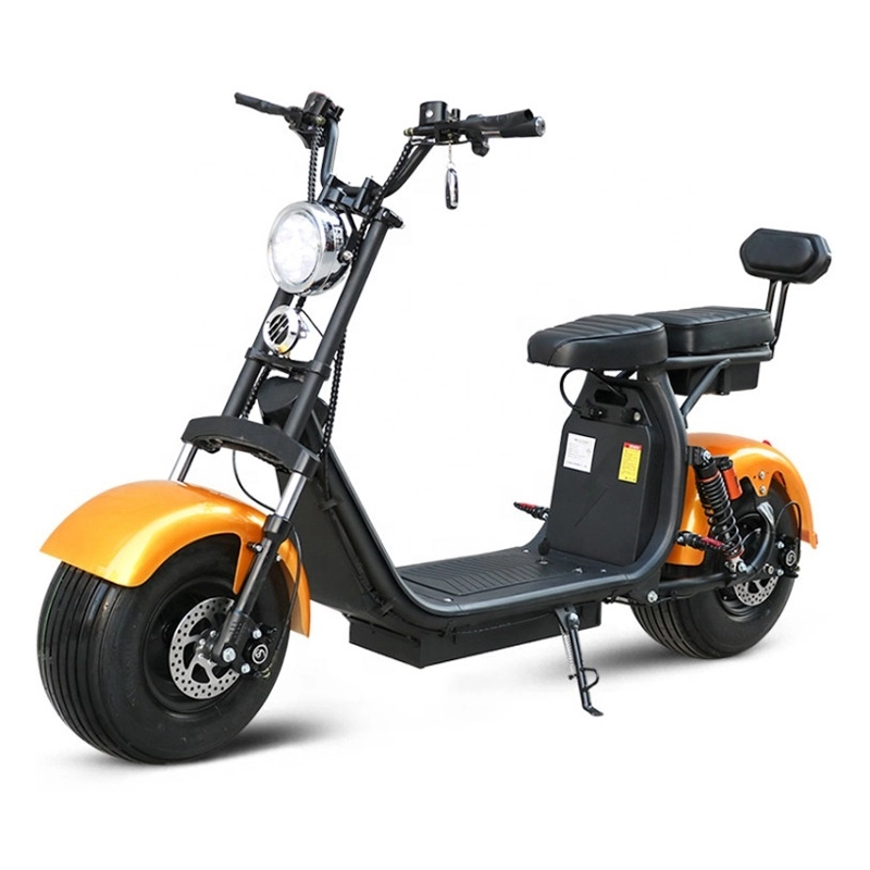 Mejor precio, scooter eléctrico de 1500w, 45kmh de velocidad máxima, citycoco, producto de moda para adultos, neumático grande y gordo citicoco 2