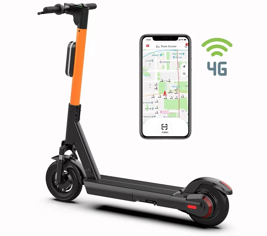Scooter eléctrico con desplazamiento GPS - Neumáticos inflados de aire de 10 "para adultos