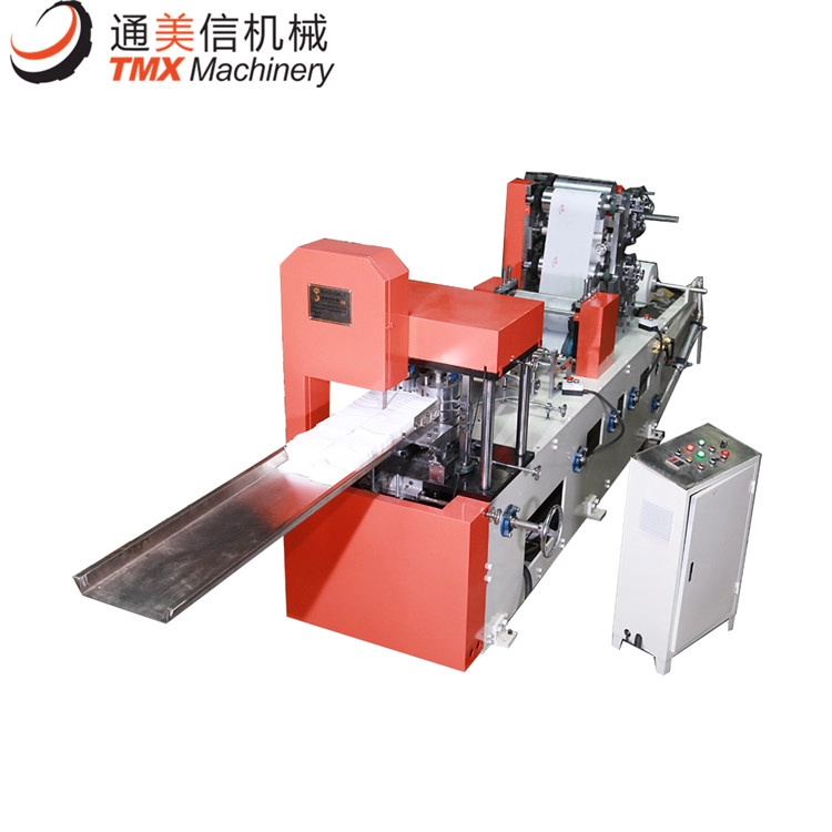 Máquina para hacer servilletas de papel de tejido en relieve, máquina plegadora de servilletas