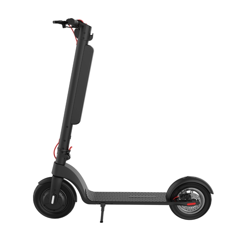 Neumáticos sólidos de 10 ": scooter eléctrico plegable de 40 millas de largo alcance y 25 mph para adultos