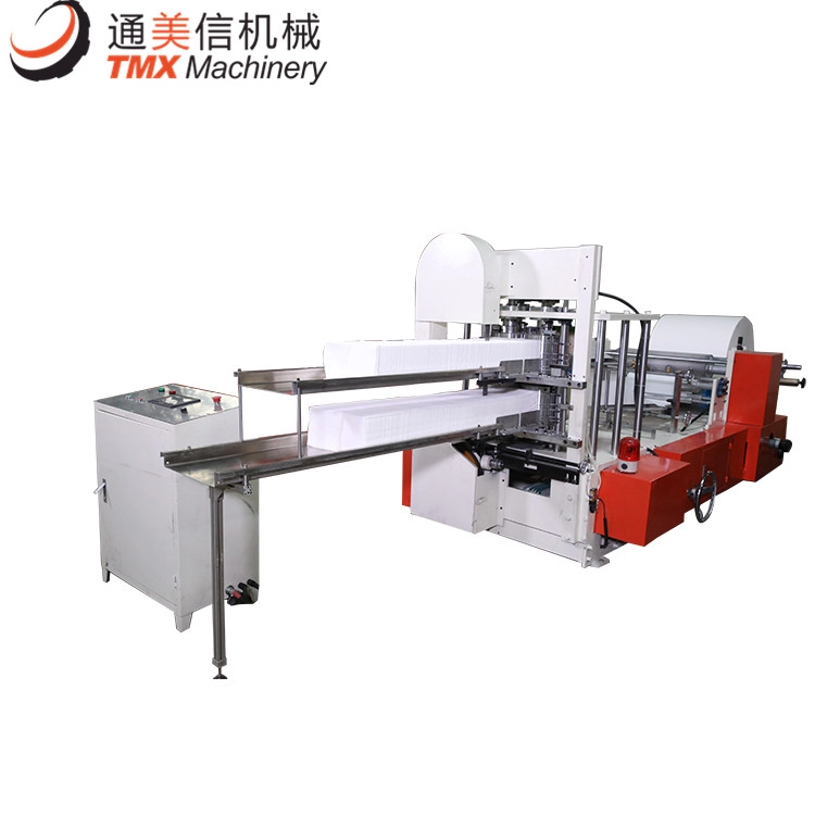 Máquina plegadora de papel para servilletas de restaurante con impresión de doble cubierta de alta producción