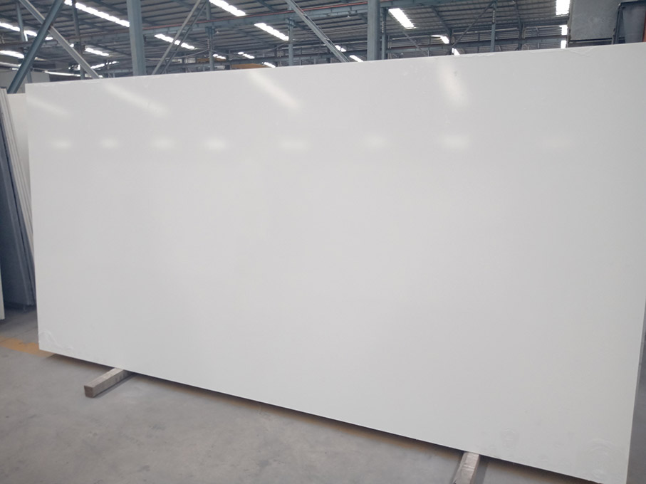 Pure White Quartz Slab