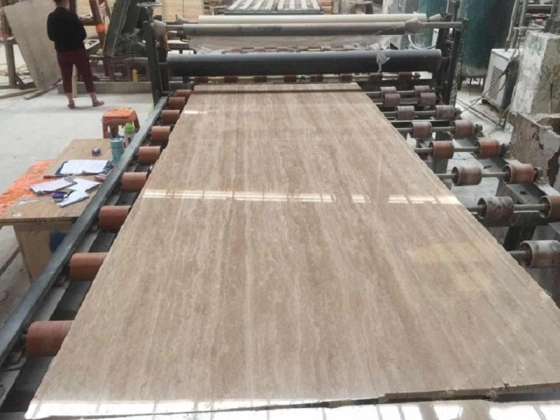 Losas de travertino beige turco