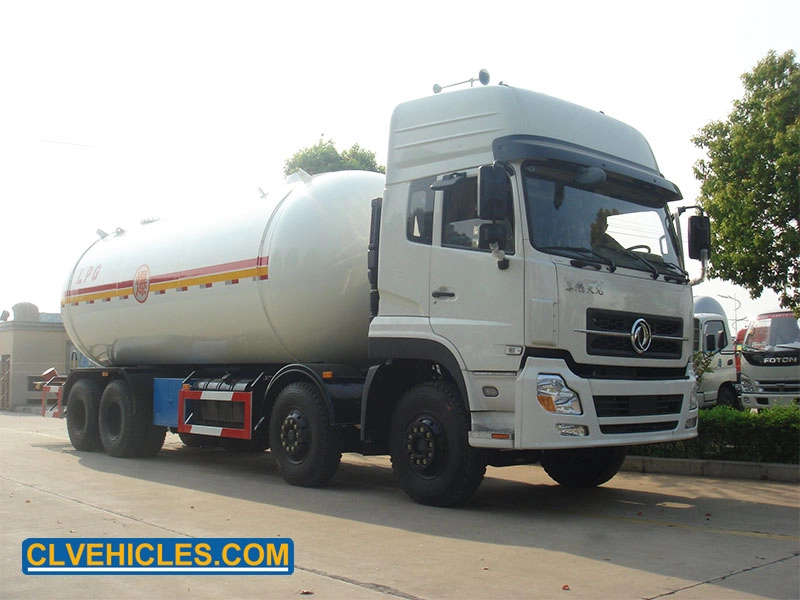 Dongfeng kingland camión de reparto de propano de 35000 litros