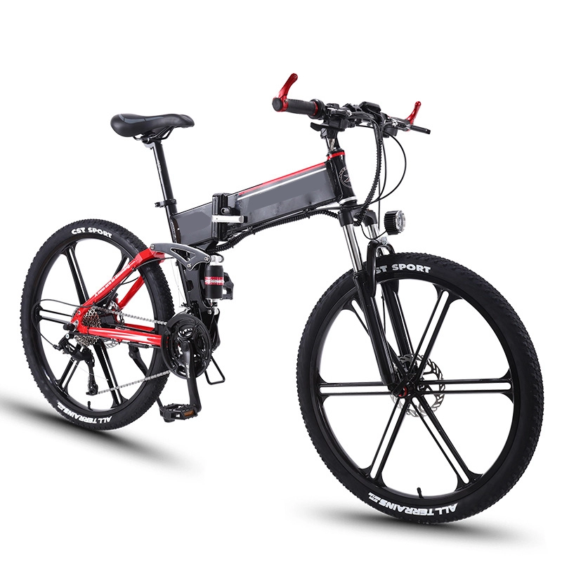 Bicicleta eléctrica plegable de 350w y 26 pulgadas para bicicleta eléctrica