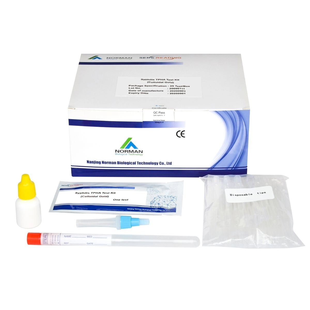 Kit de prueba de anticuerpos para treponema pallidum/sífilis