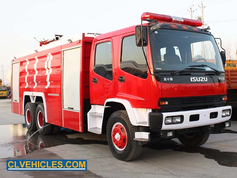 ISUZU 16000 litros tanque camión cisterna contra incendios vehículo