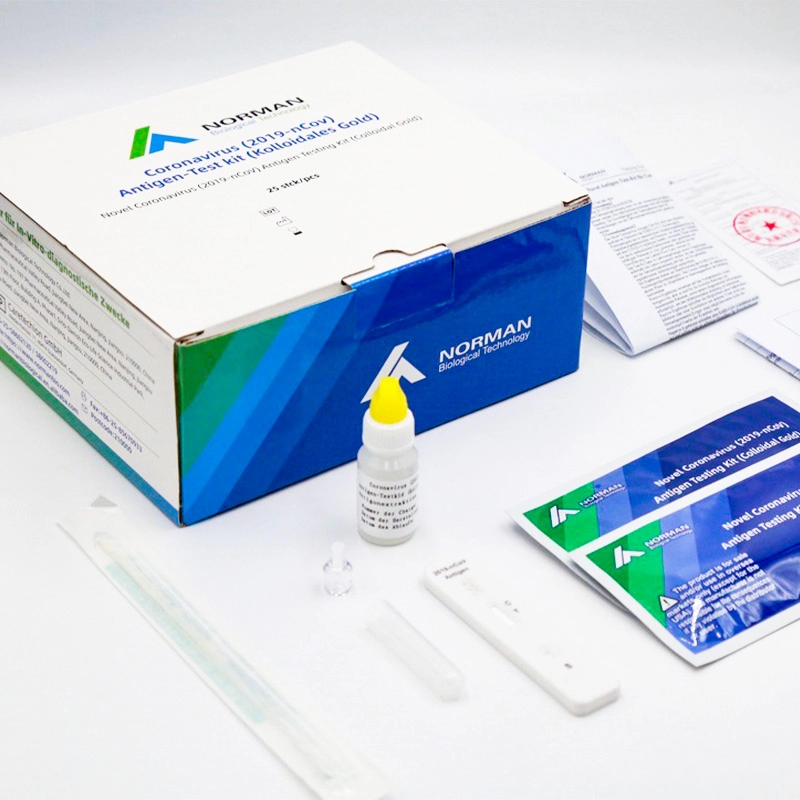 Kit de prueba combinado de antígeno 2019-nCoV/Flu A/B (oro coloidal)